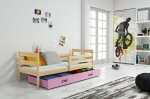 Łóżko parterowe ERYK 190x80 sosna