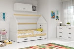Łóżko parterowe DOMI 160x80 sosna