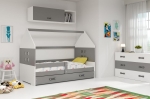 Łóżko parterowe DOMI 160x80 grafit