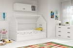 Łóżko parterowe DOMI 1 160x80 białe