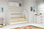 Łóżko parterowe DOMI 1 160x80 sosna