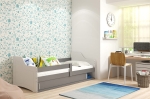 Łóżko parterowe Sofix 1 160x80 grafit