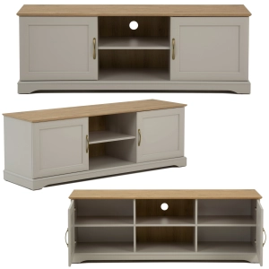 Szafka RTV stojąca Stolik pod telewizor Ramiak Dąb harbor Kaszmir SORETTO