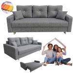 Sofa rozkładana 160x200 funkcja spania Bonell Kanapa DAVOS Slim Maxi Retro