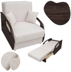 Amerykanka Fotel rozkładany z funkcją spania Sofa 1-osobowa DARIA I BOUCLE