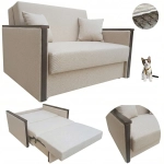 Amerykanka sofa fotel rozkładany do spania na sprężynie bonellowej MARS II