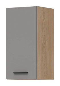Szafka górna 30 cm L/P wisząca kuchenna wąska PATI PK02/PF02 Jasny Grafit