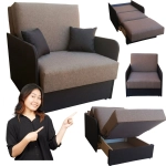 Amerykanka jednoosobowa Fotel rozkładany do spania Sofa AGA I Mini Classic