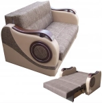 Sofa amerykanka na sprężynach bonell, Fotel dwuosobowy rozkładany Dakota II