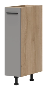 Szafka dolna 20 cm L/P stojąca kuchenna wąska PATI PK11/PF12 Jasny Grafit