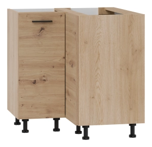 Szafka dolna narożna 90 cm L/P stojąca kuchenna PATI PK23/PF22 Dąb Artisan