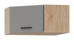 Szafka górna Nadstawka narożna 60 cm LP wisząca PATI PK30/PF31 Jasny Grafit