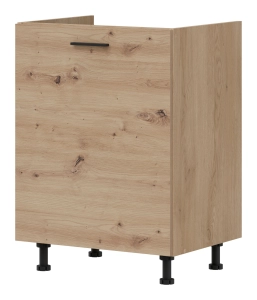 Szafka dolna pod zlew L/P 60 cm stojąca kuchenna PATI PK17/PF36 Dąb Artisan