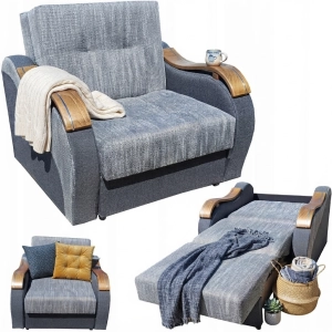 Sofa Amerykanka jednoosobowa do spania Fotel rozkładany MATYLDA 90 mini
