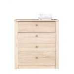 Komoda 4 szuflady dąb sonoma FINEZJA F09 Maridex
