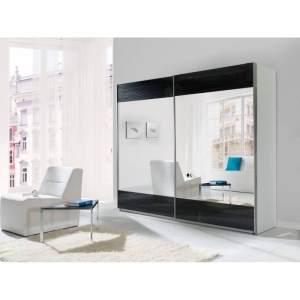 Szafa LUX STRIPES czarna Maridex