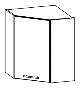 Szafka górna narożna T-12/G60NW LP Tiffany