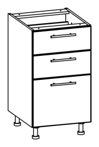 Szafka dolna T-17/D45S3 Tiffany