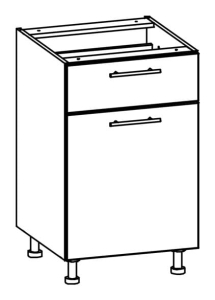 Szafka dolna T-18/D50S1 LP Tiffany