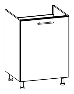 Szafka dolna pod zlew T-23/D60Z LP Tiffany