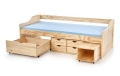 MAXIMA 2 łóżko młodzieżowe drewno lite sosnowe (5p=1szt)