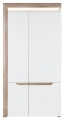 Szafa 2D IRMA IM9  Dąb/Biały Połysk