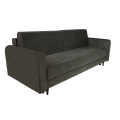 Nowoczesna sofa z funkcją spania LUIZA w kolorze grafitowym - zdjęcie