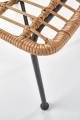 K401 krzesło czarny / naturalny (1p=4szt)