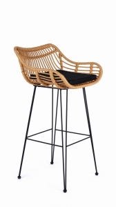 H105 hoker naturalny / czarny