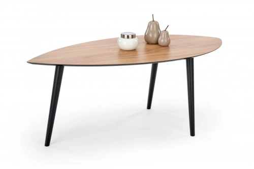 MEXICO ława blat: dąb wotan, nogi: czarny