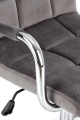 GONZO 4 fotel młodzieżowy popielaty velvet (1p=1szt)