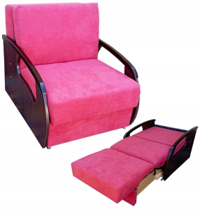 Amerykanka Fotel Rozkładany do Spania Sofa na Sprężynach Bonell Laminat I