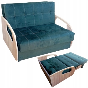 Amerykanka Sofa Dwuosobowa Fotel Rozkładany do Spania w Salonie Pik II