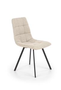 Krzesło eleganckie z tkaniny beżowe K402 loft