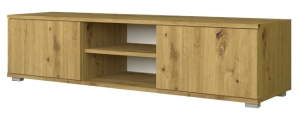 Szafka pod telewizor, komoda RTV dąb artisan 120 cm