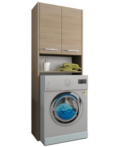 Szafka łazienkowa nad pralkę, regał PRIMO dąb sonoma 64 x 176 cm 