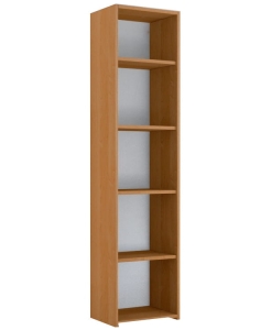 Regał biurowy do salonu na segregatory i książki BASIA olcha 30 cm