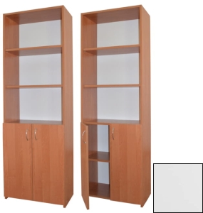 Regał biurowy BASIA II 60 cm biały