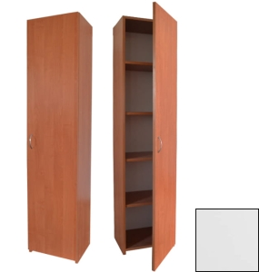 Regał Szafa biurowa BASIA 1D 30 cm biały