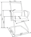 VIRE SKID fotel pracowniczy czarny