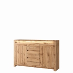 Komoda 2d3s, dąb wotan, kolekcja Clover