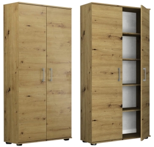 Regał biurowy Szafa na dokumenty M 2D dąb artisan 60 x 40 cm