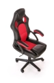 BERKEL fotel gabinetowy czarno-czerwony (1p=1szt)_1