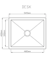 DESK zlewozmywak granitowy czarny (1p=1szt)_1