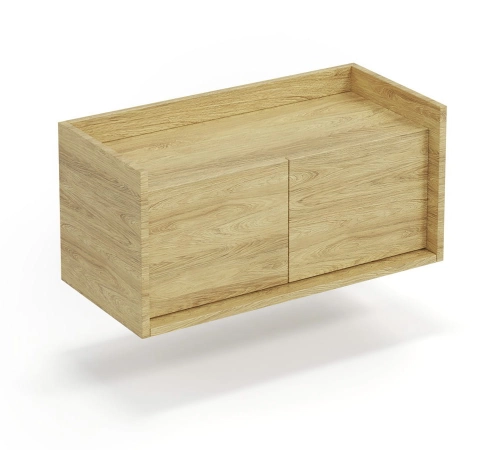 MOBIUS SZAFKA NISKA 2D korpus: hikora naturalna, fronty - hikora naturalna (1p=1szt)_0