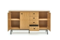 SMART komoda KM-1 dąb naturalny/czarny (3p=1szt)_6