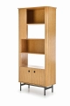 SMART regał REG-1 dąb naturalny/czarny (2p=1szt)_0