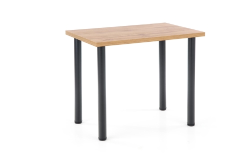 MODEX 2 90 stół kolor blat - dąb wotan, nogi - czarny (2p=1szt)_0