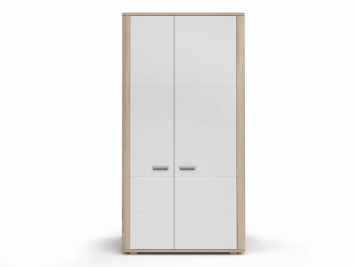 system DAVIN szafa 2d [F] dąb canyon _ biały połysk_1.jpg