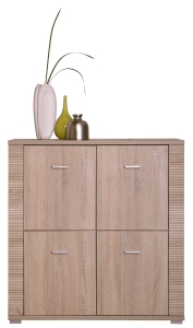 Komoda 4d, dąb sonoma,  kolekcja Gress 
